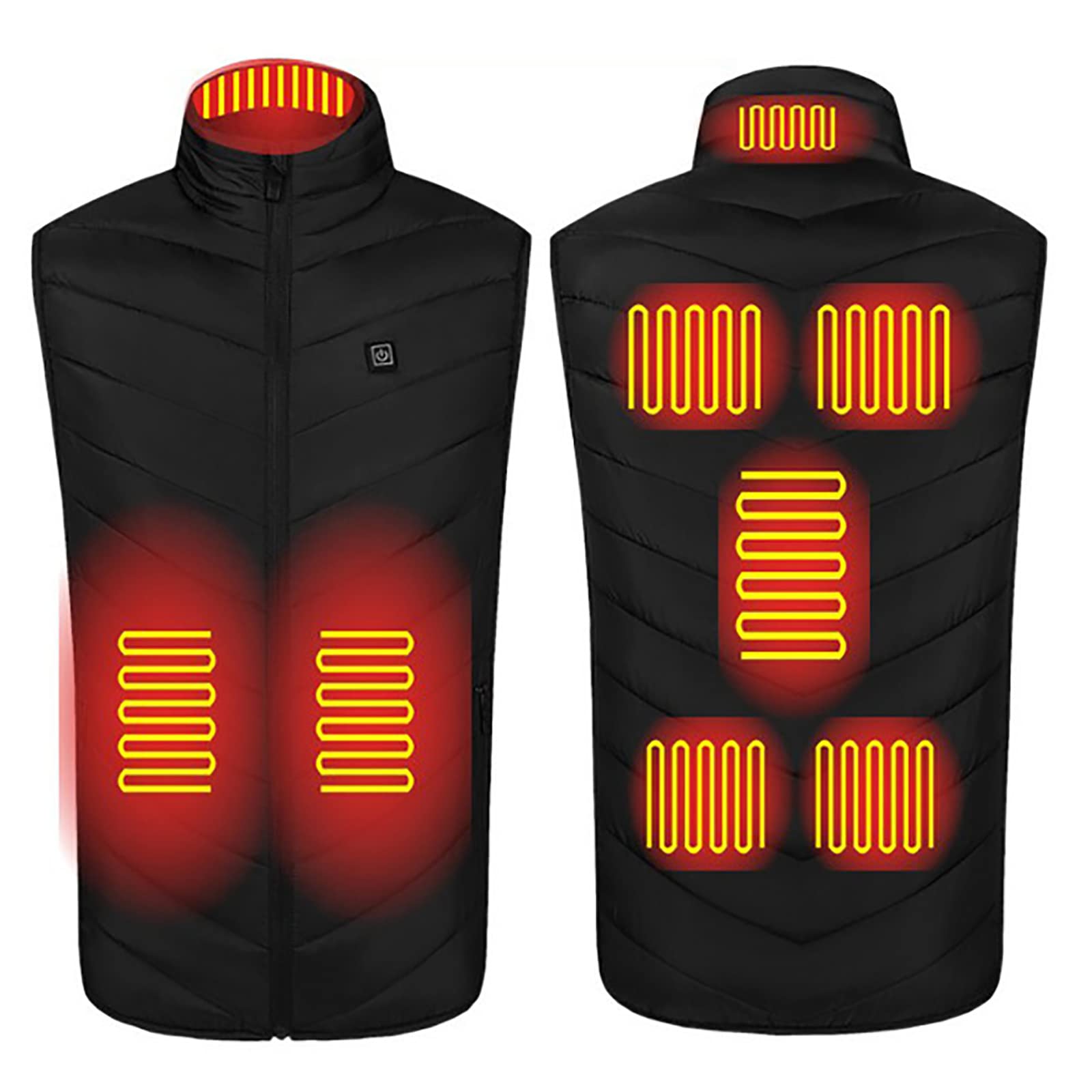 Chaleco calefactable USB para hombre y mujer con 3 niveles de temperatura