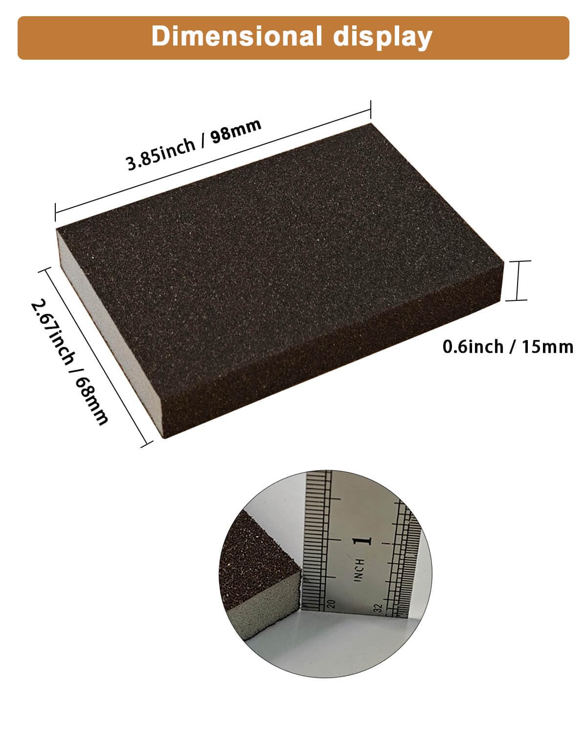 Sanding Sponges - 10 Pcs Drywall Sanding Block -4