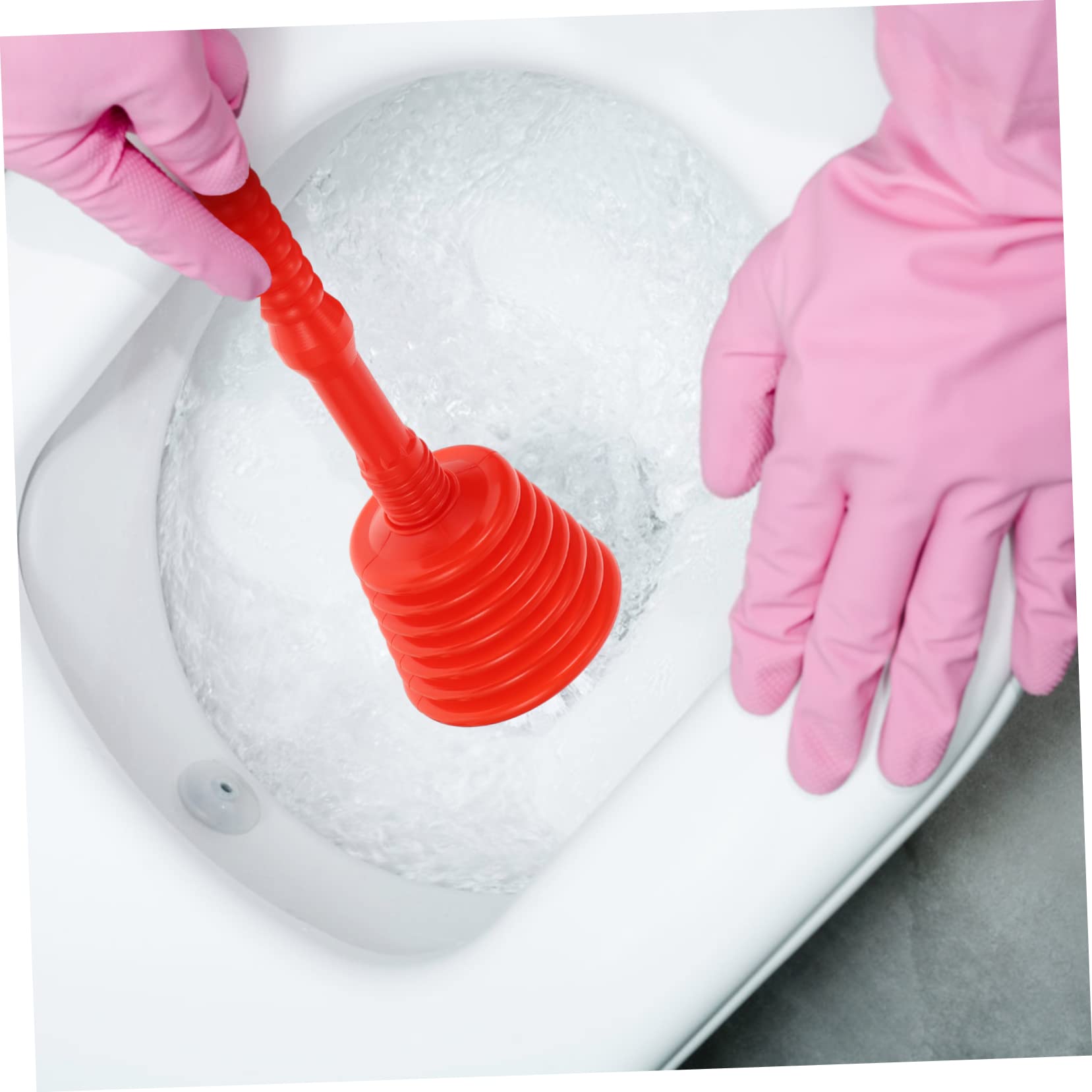 jojofuny 4pezzi Sturalavandini Gomma Strumento per Disostruire Tubature Facile Utilizzo e Resistente