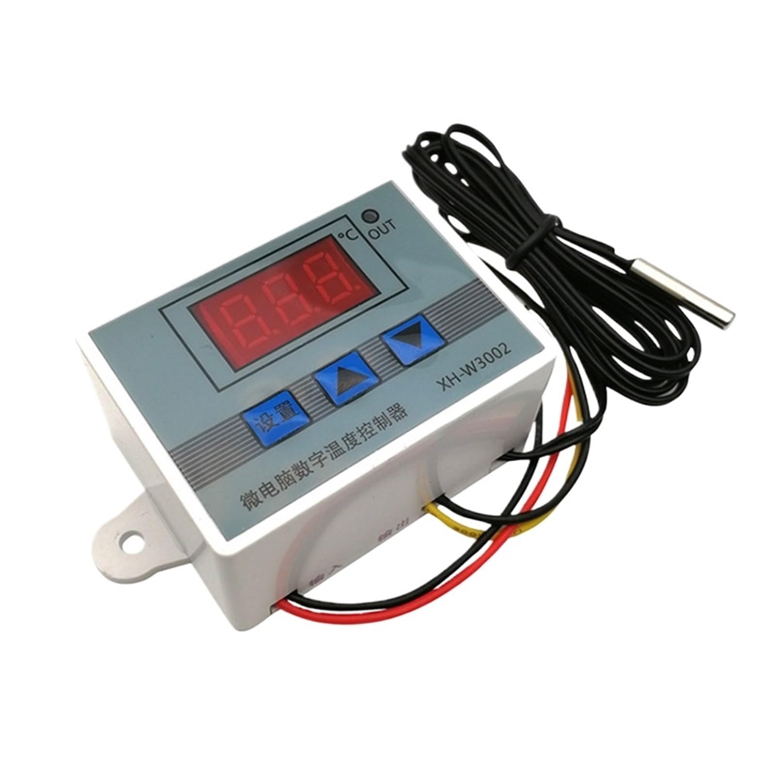 Nxvodcfys W3002 Dc 12V Xh-W3001/W3002 Digital Led Control Temperature Microcomputer Thermostat Switch Thermometer Thermoregulator 12V 24V 220V(W3002 Dc 12V)
