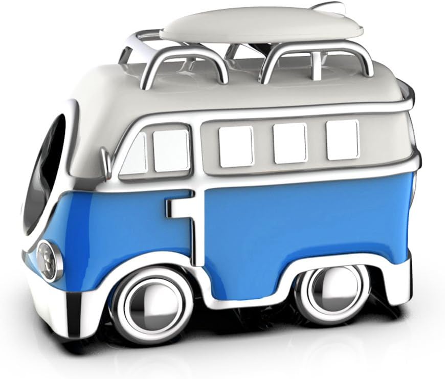 LSDesignsCamper Van Charm S925 Sterling Silver - Gift boxed
