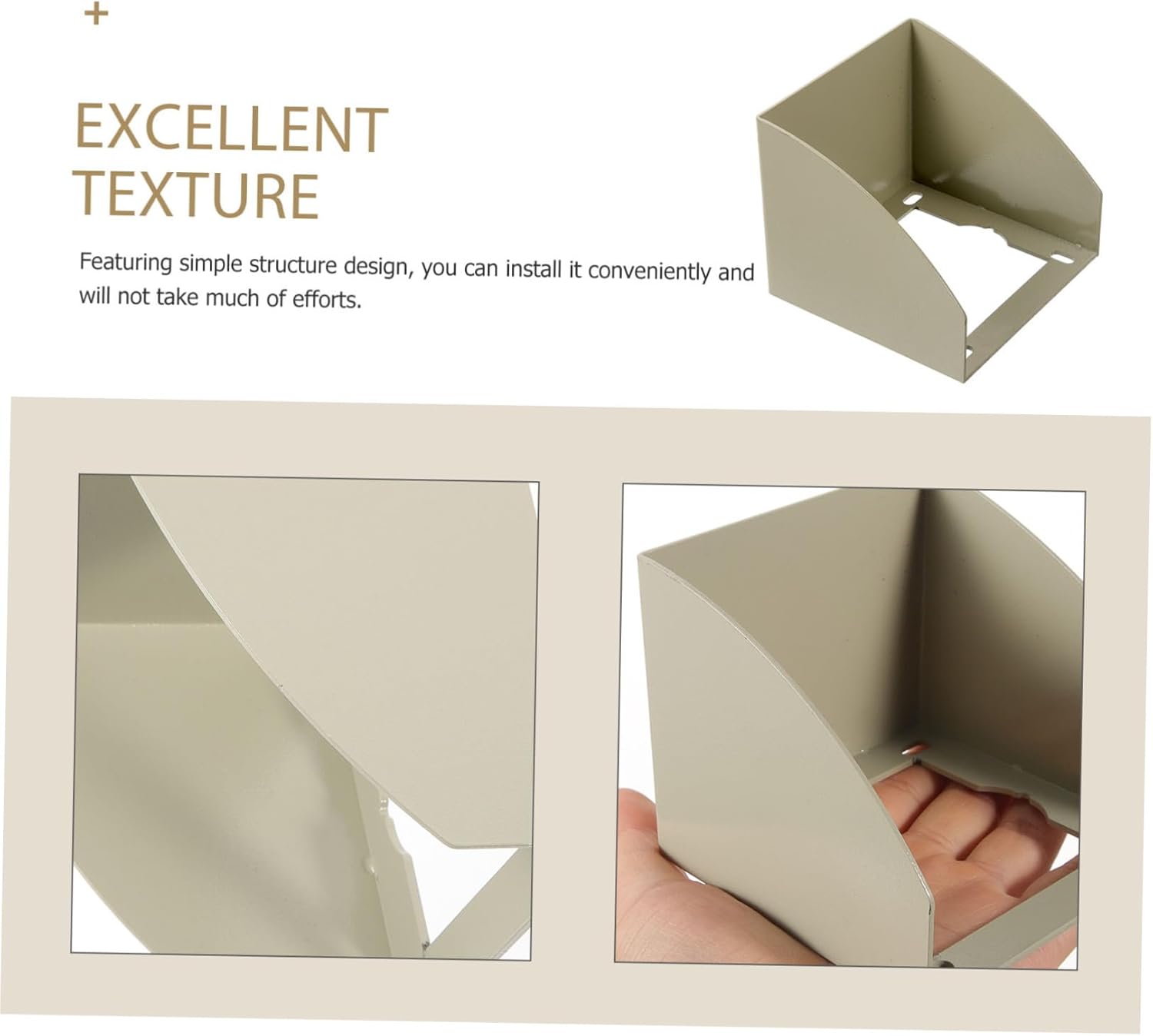 DOITOOL 5pcs Outdoor Socket Cover Iron Rain Outlet Protector for Outdoor Use and Sturdy Design for Enhanced Socket Protection