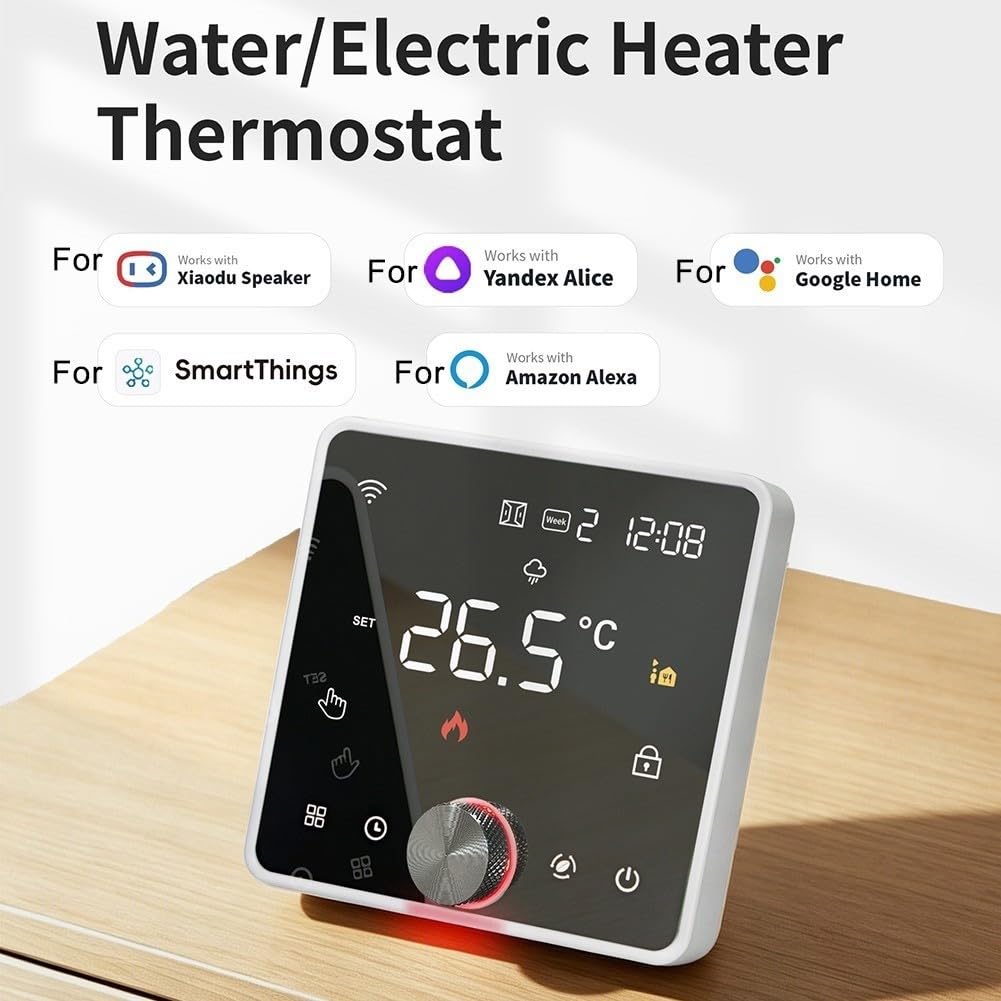 Thermostat Programmable WiFi pour tuya pour Chauffage Eau Thermostat(Electric Heating)