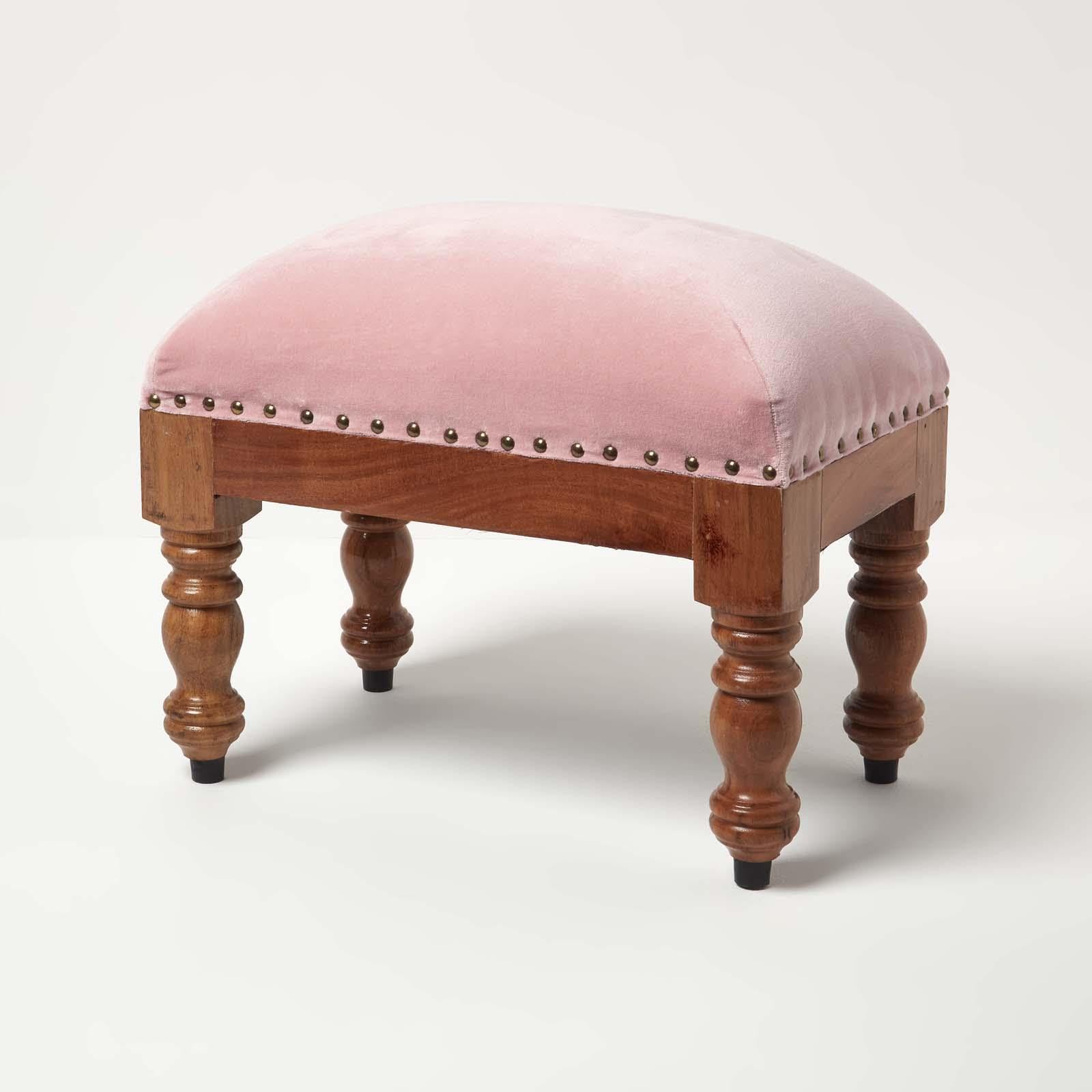 Pouf Quadrato Velluto Rosa 100x100 - LUXURY NOLEGGIO
