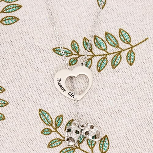 Theatre Gifts for Women Best Young Actresses Acting Jewelry Theater Stuff Drama Mask Necklace4