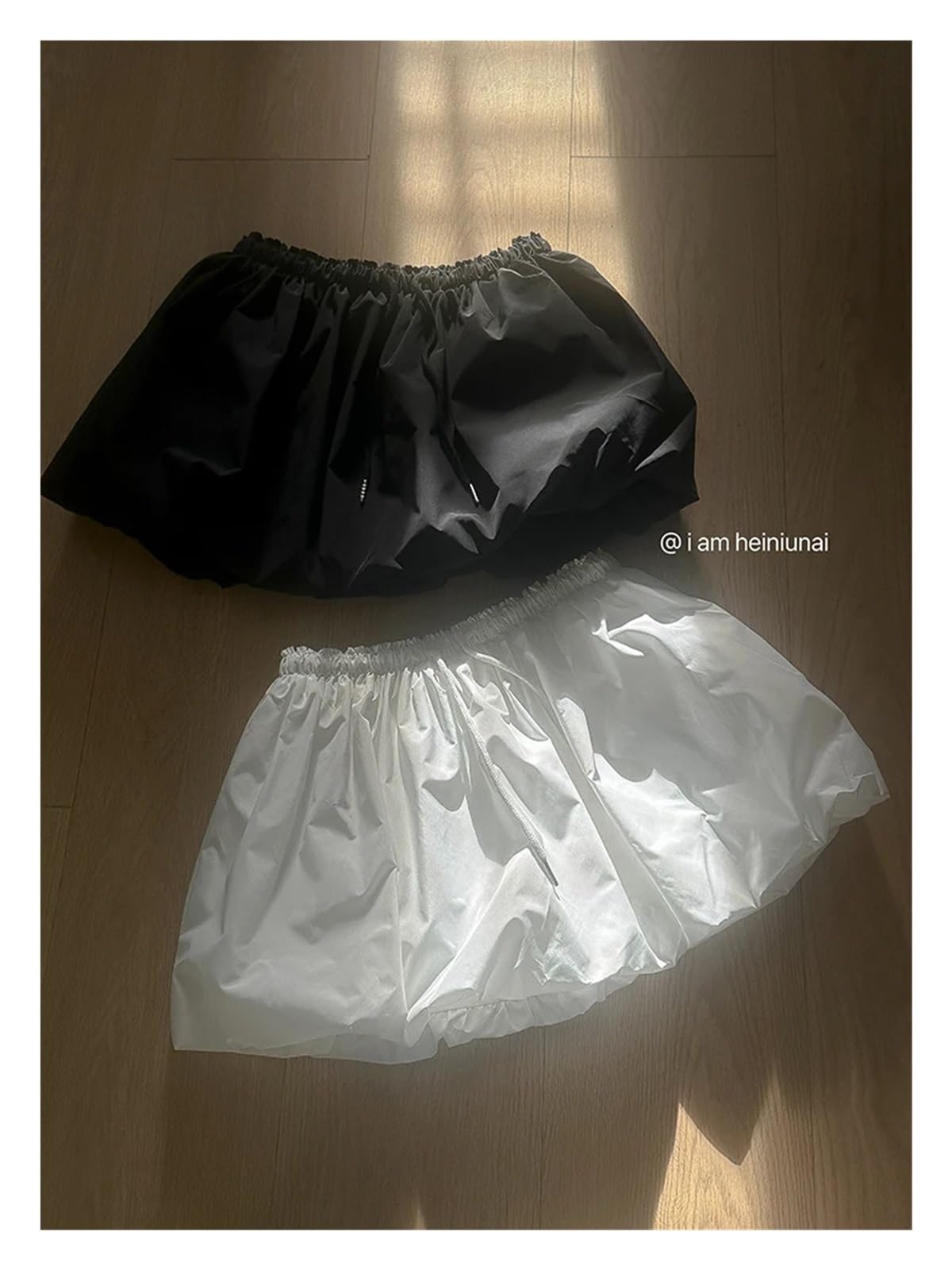 Gonna a Palloncino retrò 2 Pezzi Bloomer a Vita Alta Snellente Elastica Dolce SLE per Donna