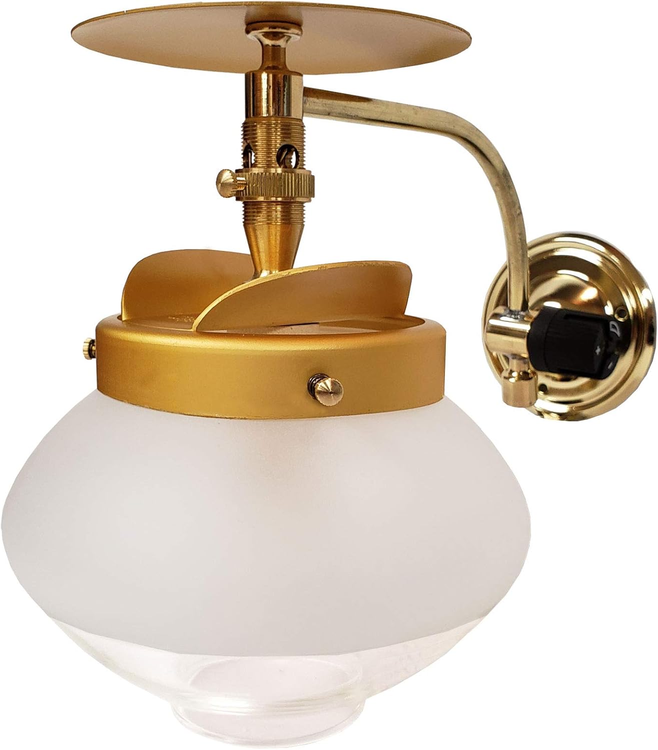 Falk 2703 Indoor Propane LP Gas Light Preformed Mantle Wall Mount