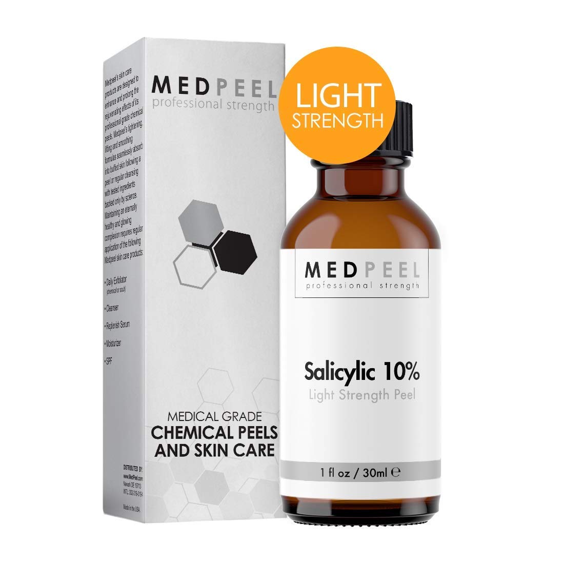 Buy MedPeel Salicylic Acid 10 Peel Perfect for beginners Light