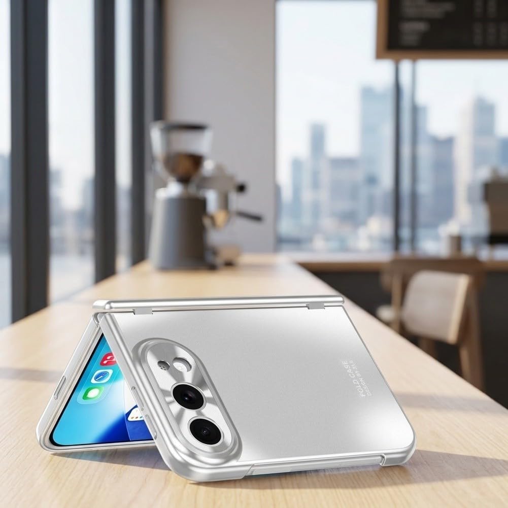 Funda para iphone XR Mate Semitransparente PC 100g Funda para(Silver)