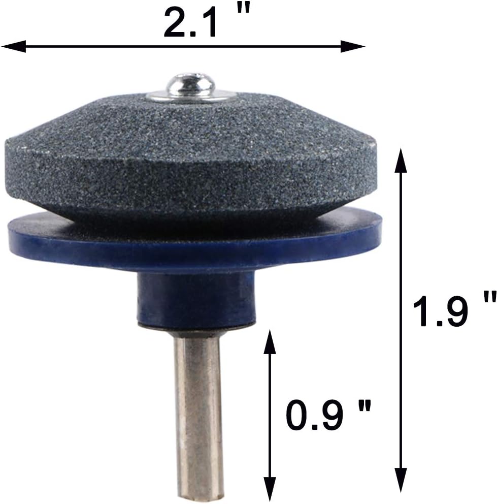 Aunifun 4 Pcs Lawn Mower Sharpener Lawnmower Blade Sharpener