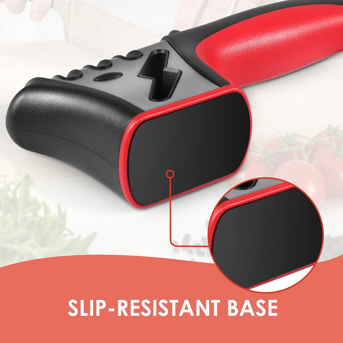 Knife Sharpener, 4-in-1 Kitchen Knife Accessories, Easy Sharpening 4-Stage Kitchen Sharpener Helps Repair, Restore and Polish Blades, Safely and Easy to Use for Kitchen, Camping & Hiking: Home & Kitchen