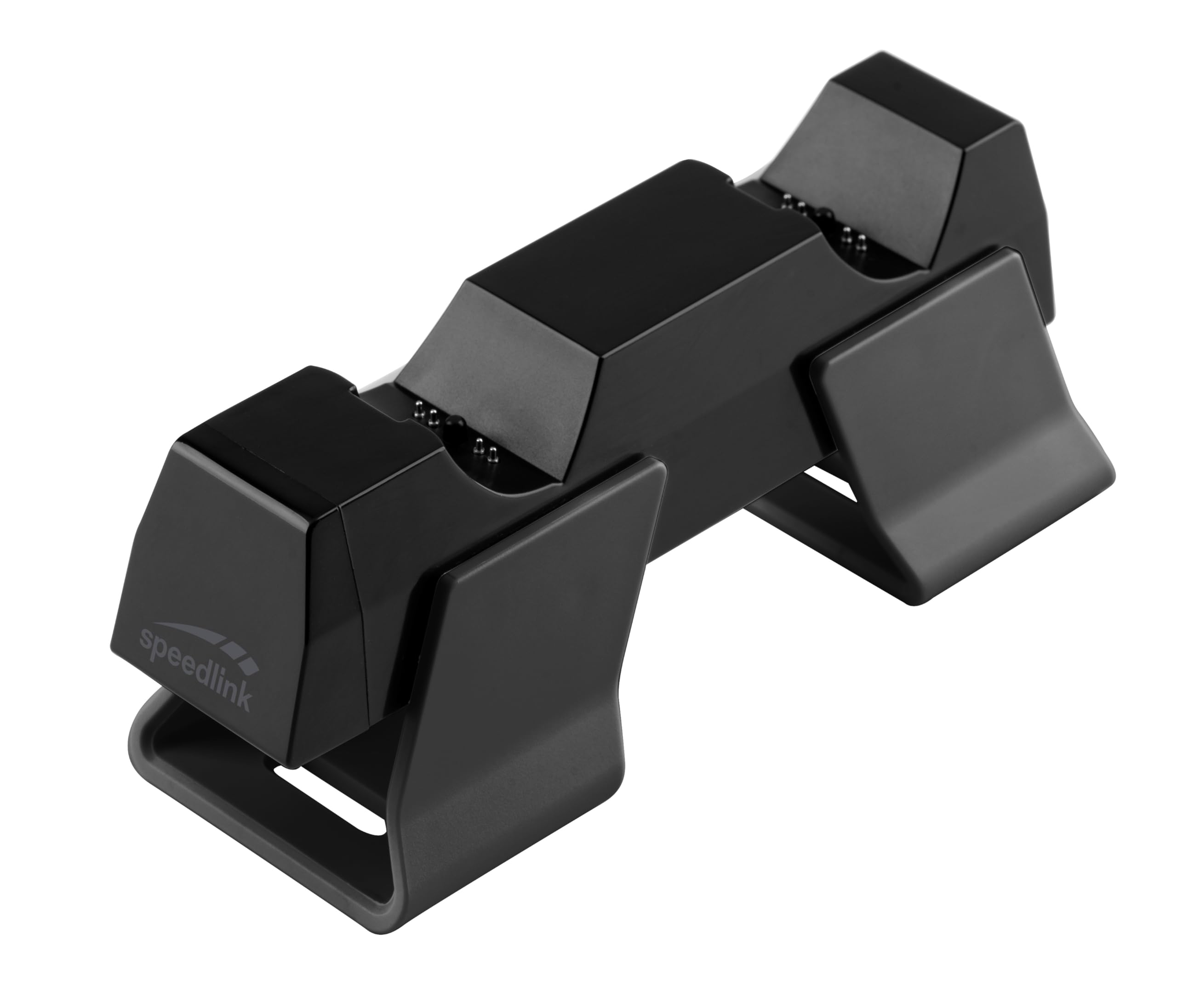 Speedlink TWINDOCK USB Charger - Station de Charge pour Manette PS5, jusqu'à Deux manettes PS5 Originales en même Temps, Fonction de Charge Rapide, Compatible avec DualSense et DualSense Edge, Noir