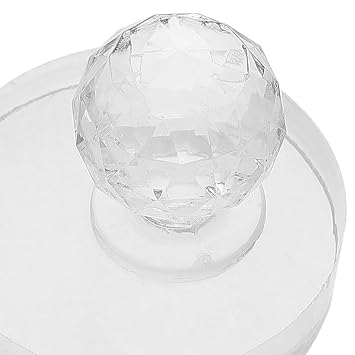 Eyeshadow Stamper 36mm Round Crystal Press Tool Eyeshadow Pressing Stamper for Compact Shadow Packaging