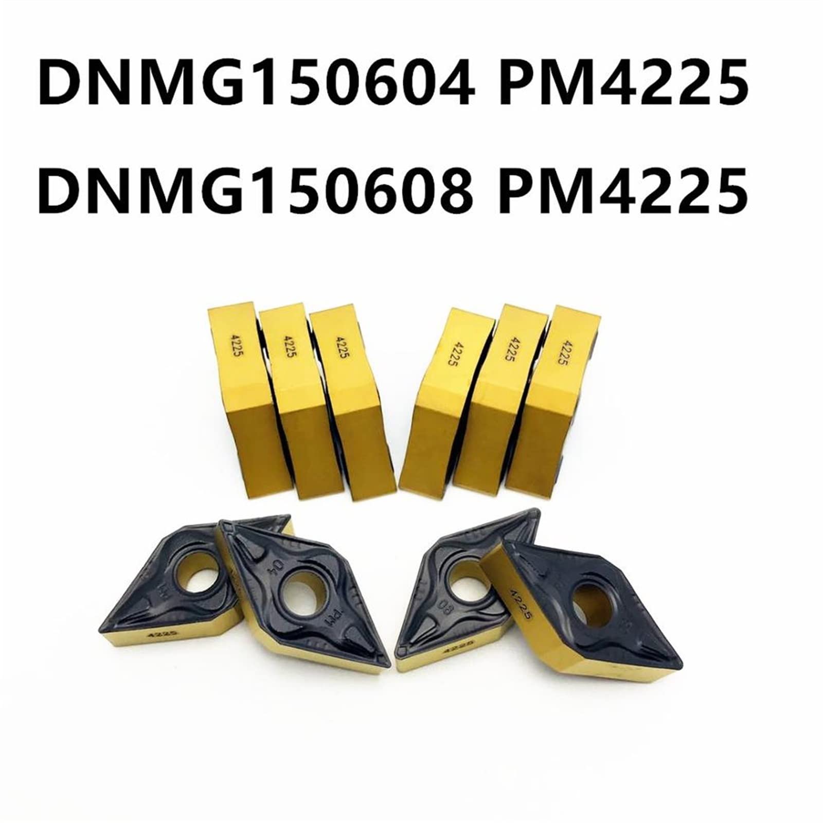 Herramientas de torneado, 10 piezas Insertos de corte TNMG160404 TNMG160408 HA PC9030 Herramienta de torneado externo de alta calidad Inserto de carburo for procesamiento de acero Herramientas de torn