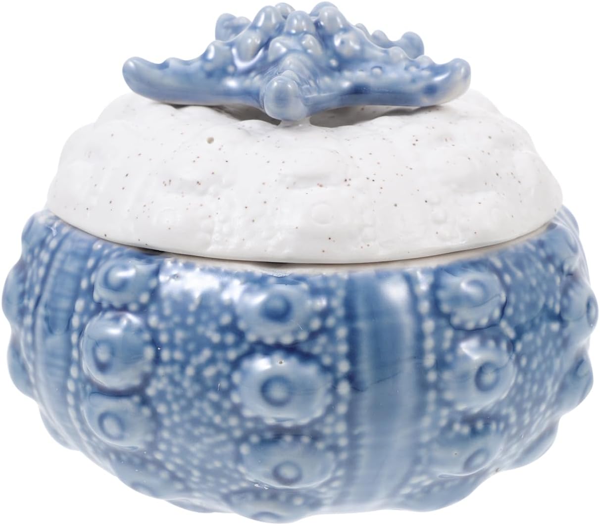 IMIKEYA Ceramic Jewelry Box Jar Lid Multi-functional Steaming Bowl Bird's Nest Cup Home Decor