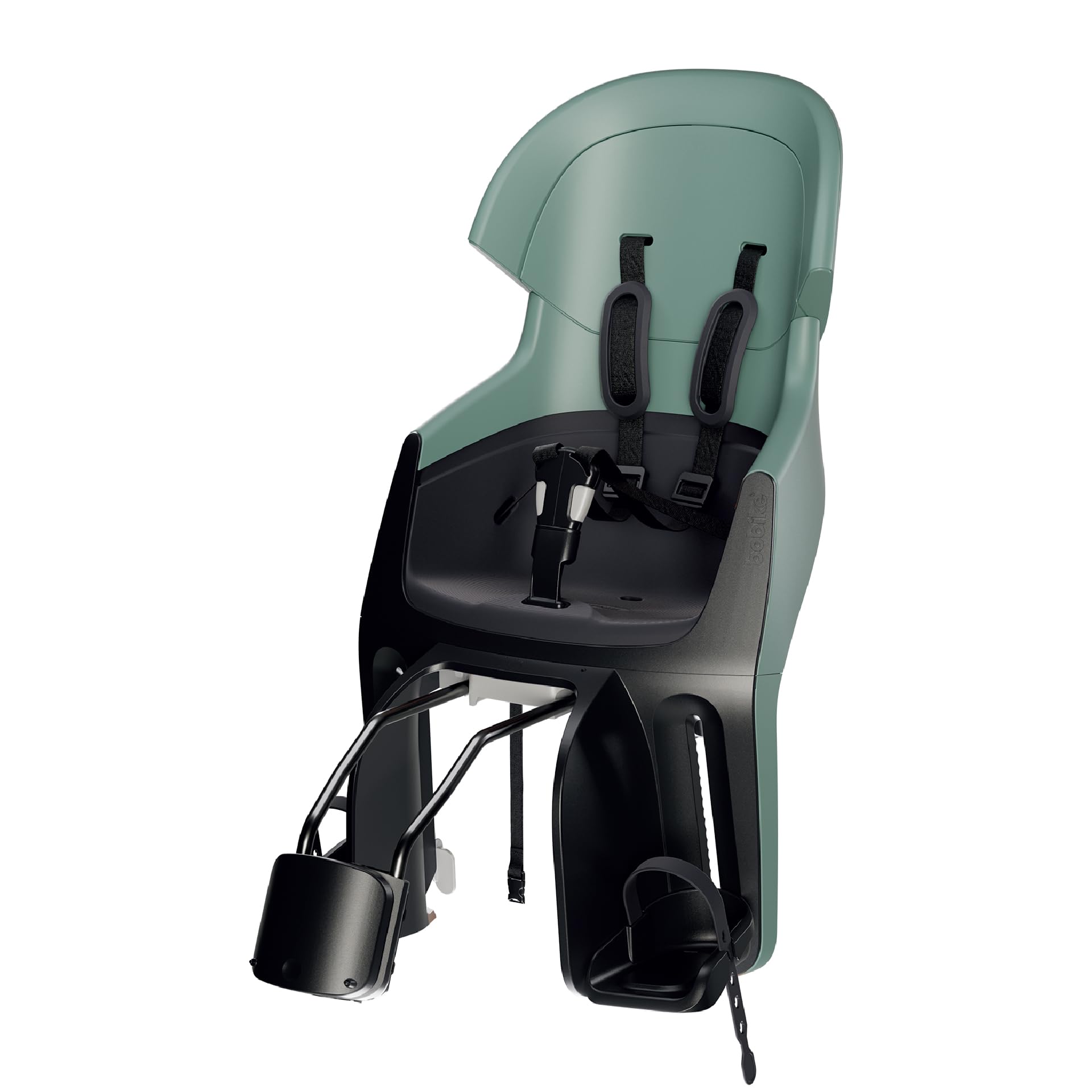 BOBIKE 8010900003 - Siège vélo arrière Exclusive Evolve Maxi pour Cadre, pour Enfants de 9 Mois à 6 Ans jusqu'à 22 kg en Couleur Menthe Poivrée