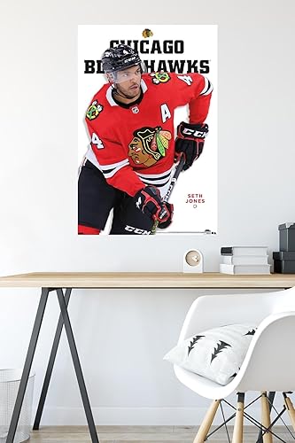 Miniatura 4 de Trends International NHL Chicago Blackhawks - Póster de pared de la serie 23 de Seth Jones