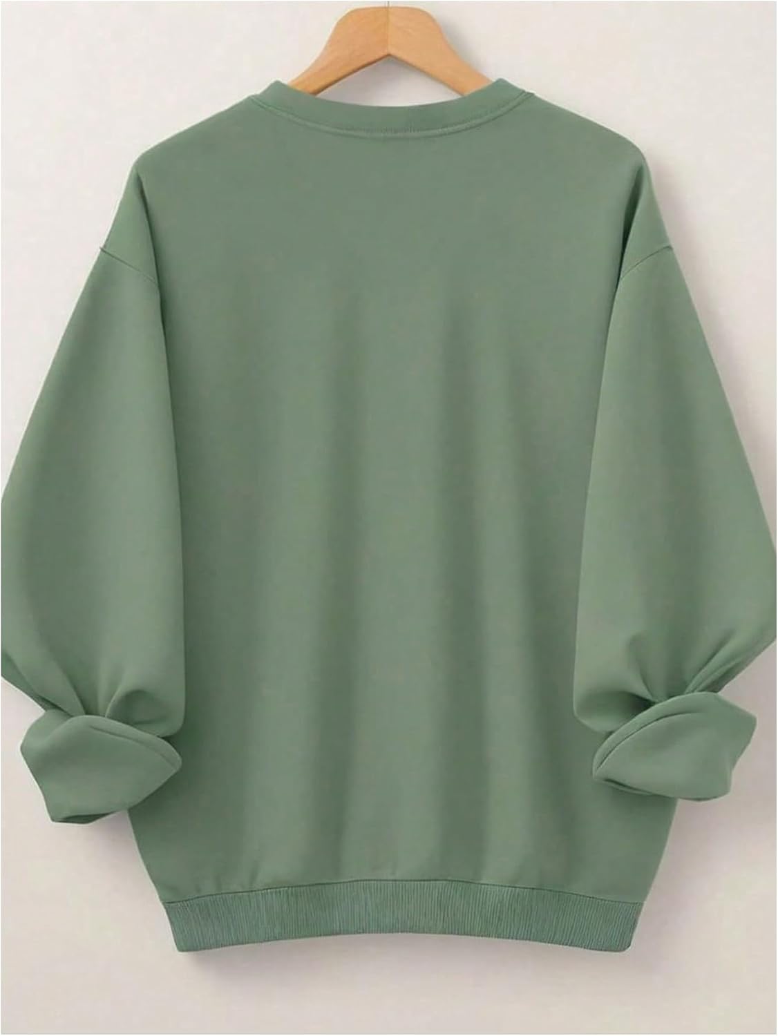 SOLY HUX Women's Plus Size Oversized Sweatshirt Letter Graphic Long Sleeve Crewneck Baggy Pullover Shirts