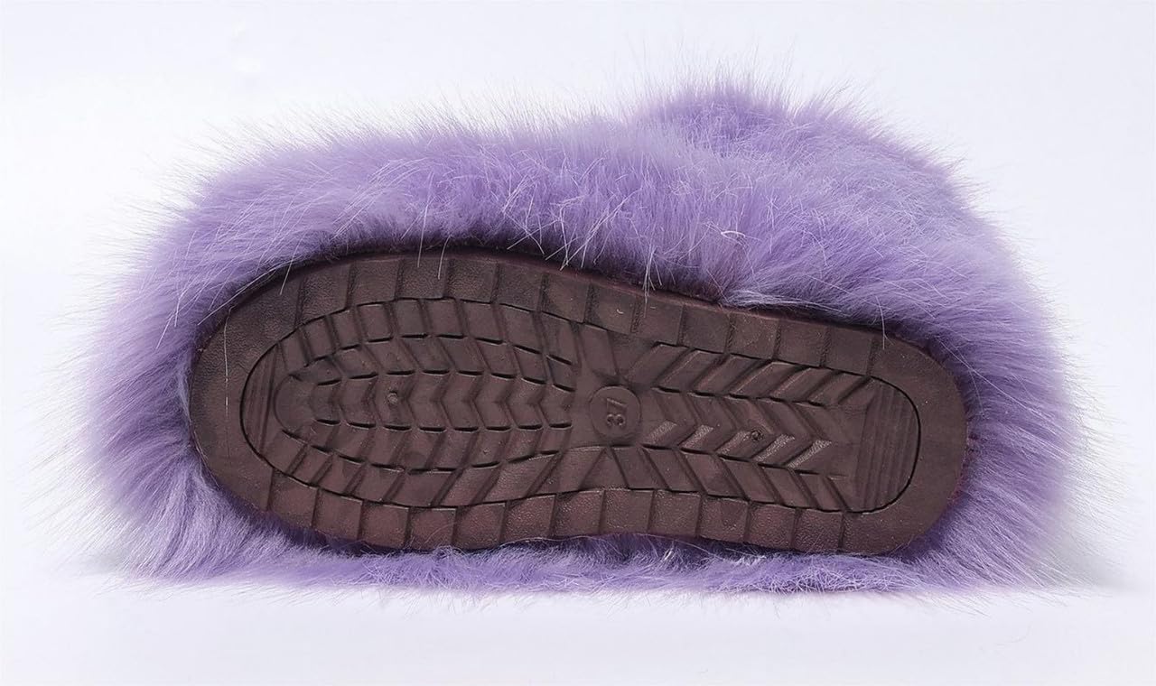 Women's Faux Fur Winter Snow Boots Furry Fluffy Mid-Calf Ankle Booties