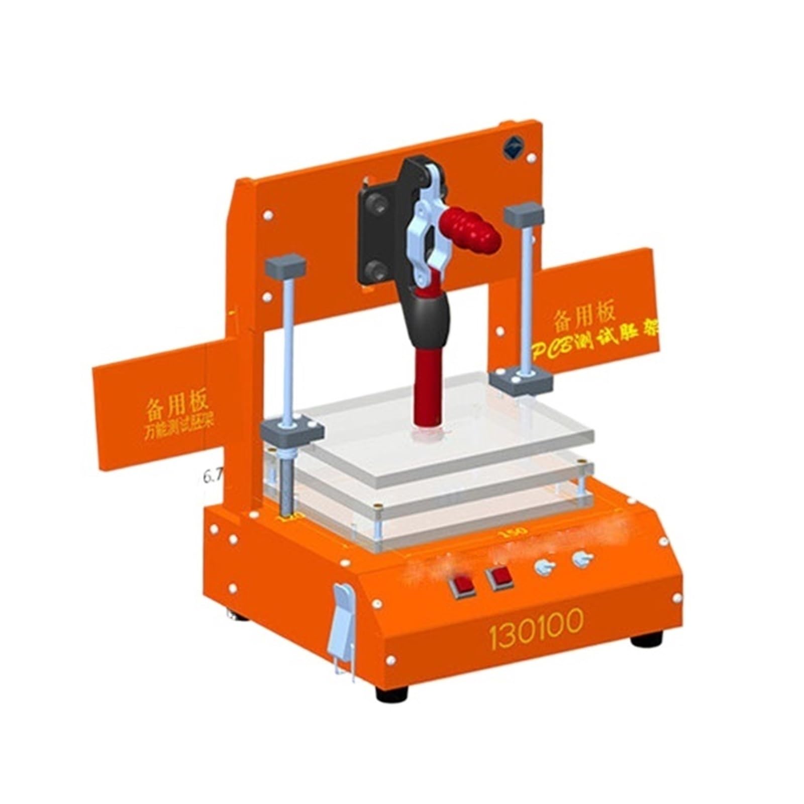 Universal test fe PCB testing jig PCBA fixture Tool bakelite Test Rack(130-100-42)