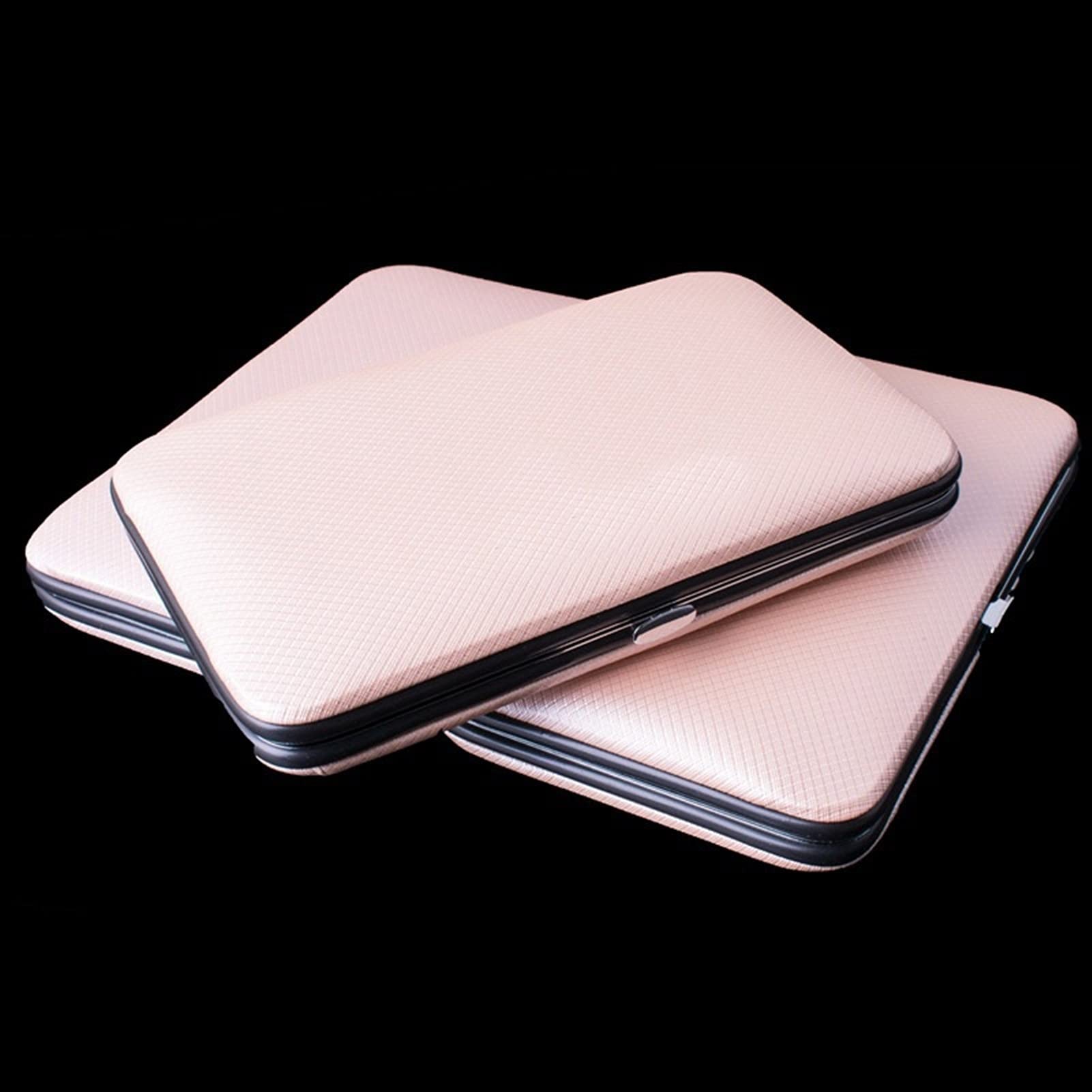 Nagelknipser-Set 15 in 1 professionelle Pediküre Kit Edelstahl Maniküre Werkzeug Set Nagelschneider Nipper Schere Nagelhaut Schieber Nail Art Werkzeuge Nagelknipser-Kit(A)