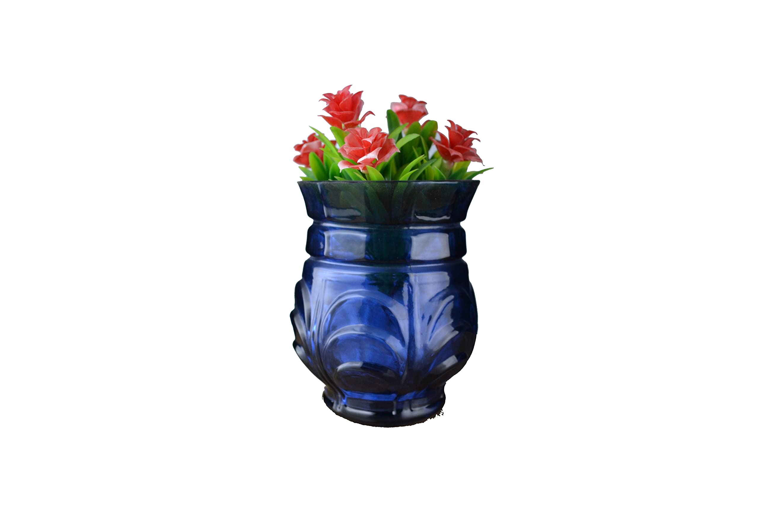 Home Decor Small Vase Table top Glass vases (Blue)-image-40