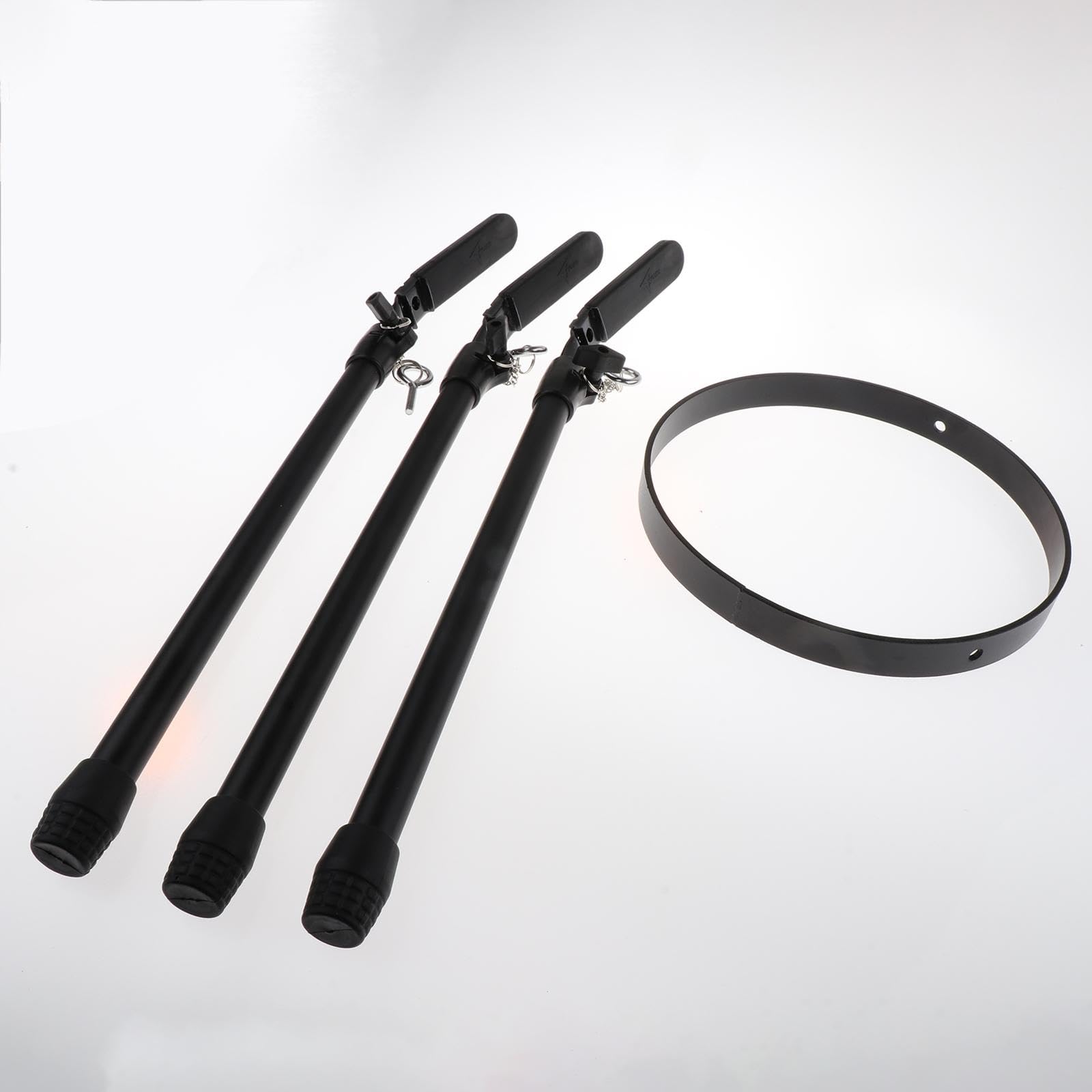 Amagogo Support de djembé de en métal, Portable, pour percussions, Support de Tambour, léger, pour Performances de Congas africaines, for 13 Pouces