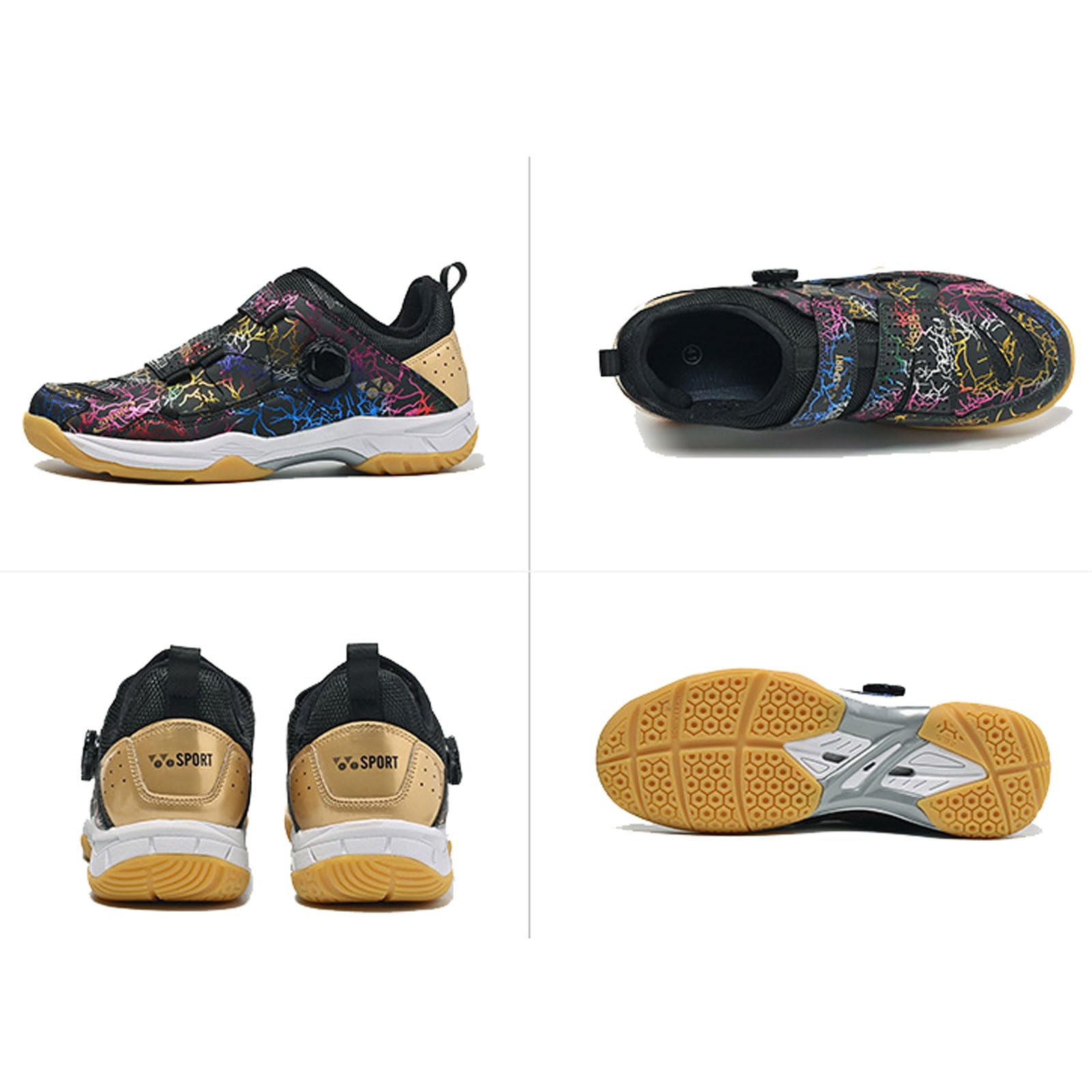 Zapatos De Tenis De Mesa,Zapatos De Tenis De Mesa para Hombres,Zapatillas Tenis,Zapatos De BáDminton,Zapatos De BáDminton Antideslizantes,Ligeros,Transpirables,para BáDminton,Blanco