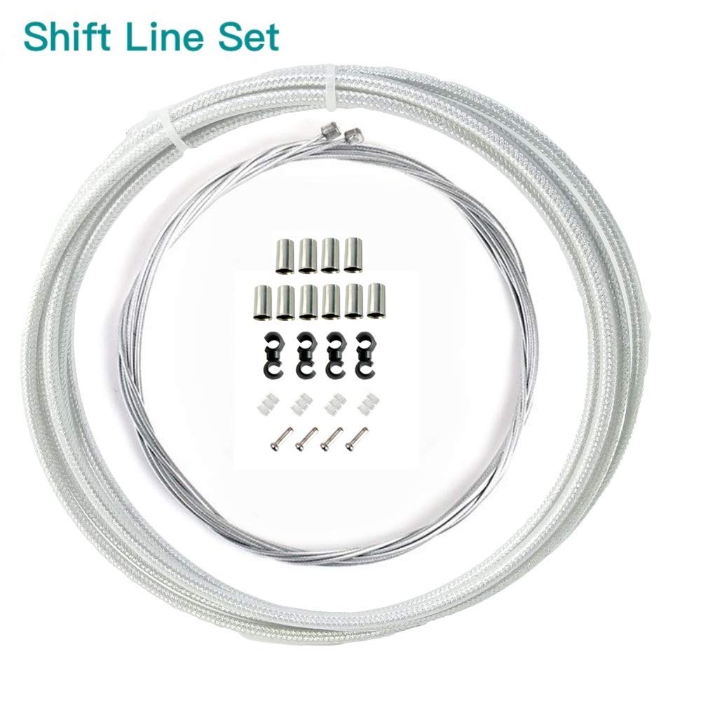 Braided Cycling Brake Housing Cable Set MTB Road Bike Housing Kit Gear Bicycle Components Parts