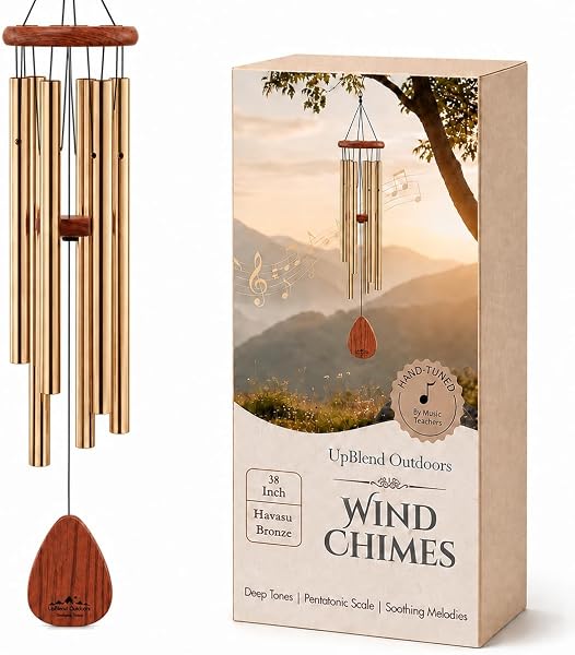 UpBlend 38in Bronze Deep Tone Wind Chime