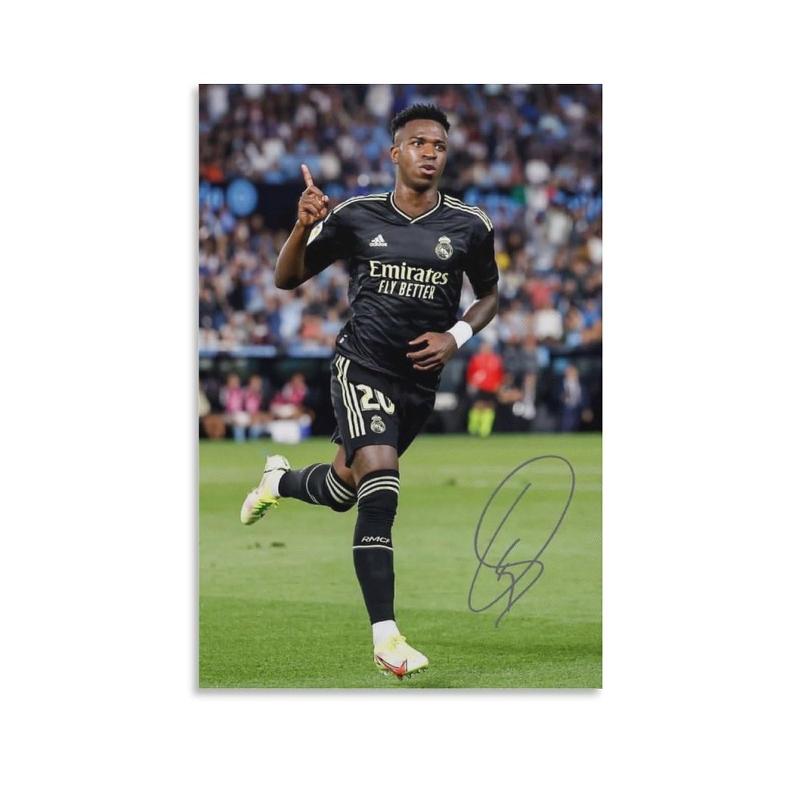 ASUIU Vinicius Jr Canvas Poster Wall Art Picture Painting Poster Canvas Print Posters Artworks Room Decor 20x30inch(50x75cm)