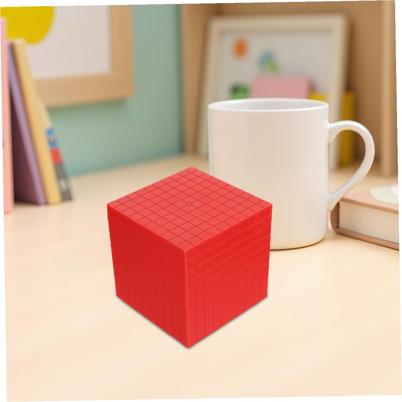 Cubo Conteggio Matematica Plastico per Ragazzo Ragazza | Gioco Apprendimento, Sviluppo Intelligenza e Percezione Spaziale, Articolo Didattico per Scuola