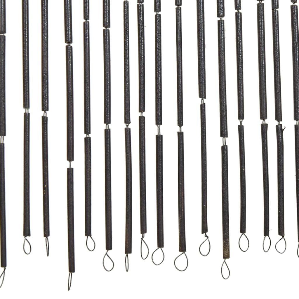 vidaXL Rideau de Porte Contre Insectes Bambou 90 x 200 cm