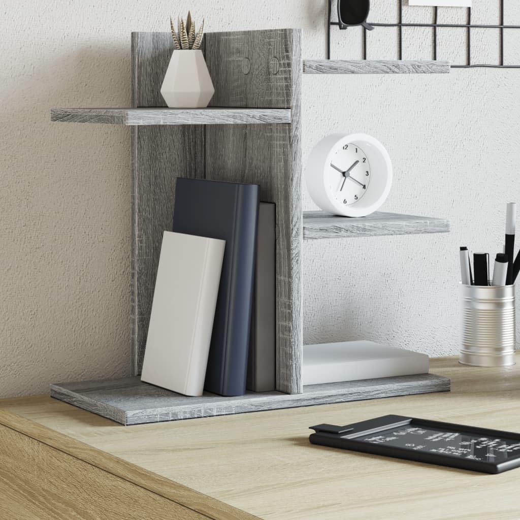 Organizer Scrivania Grigio Sonoma 42x21,5x42 cm Multistrato,Organizer da Scrivania,Portaoggetti da Scrivania,Organizer da Scrivania-848071