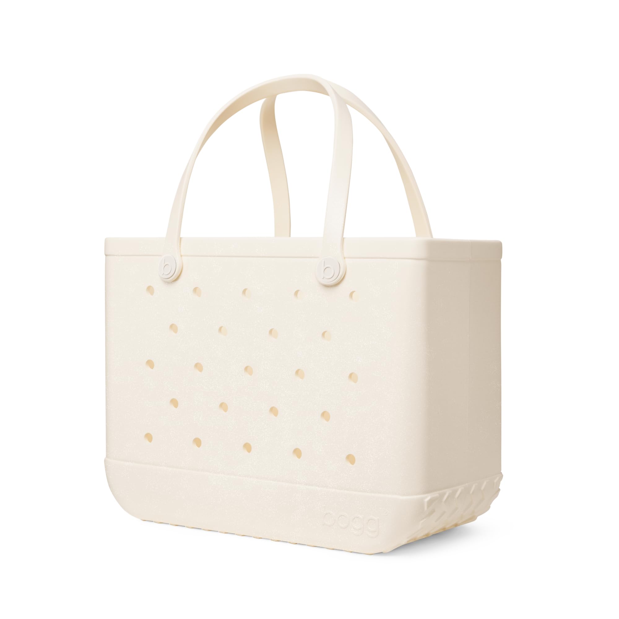 BOGG BAG Original Large Tote – 19” x 14” x 9” – Durable, Washable, Tip-proof – Beach, Pool, Boat, Work, Sports (Coconut Shimmer)