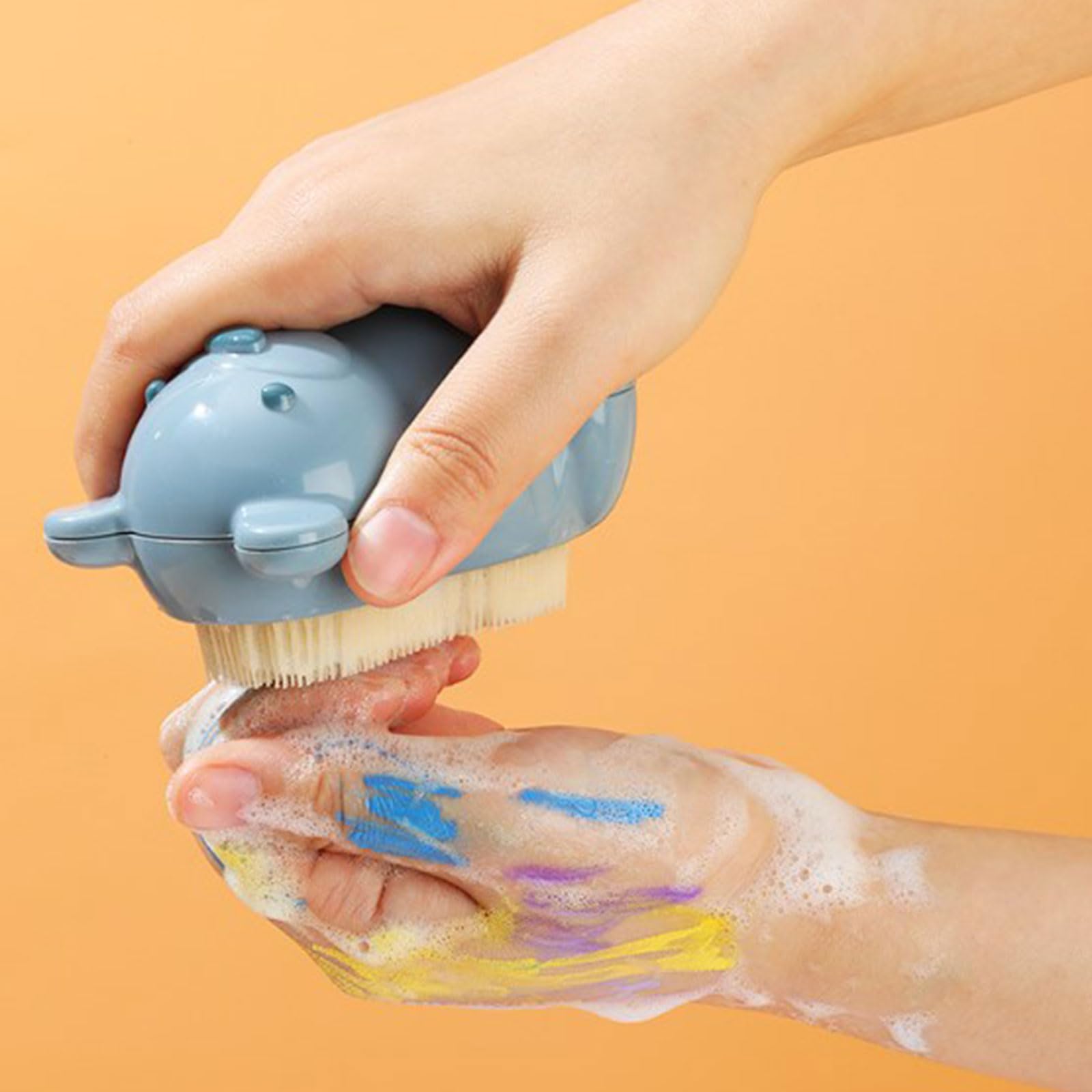 Amazon.co.jp: TEMOOUES キッズ ネイル スクラバー ブラシ ソフト 毛