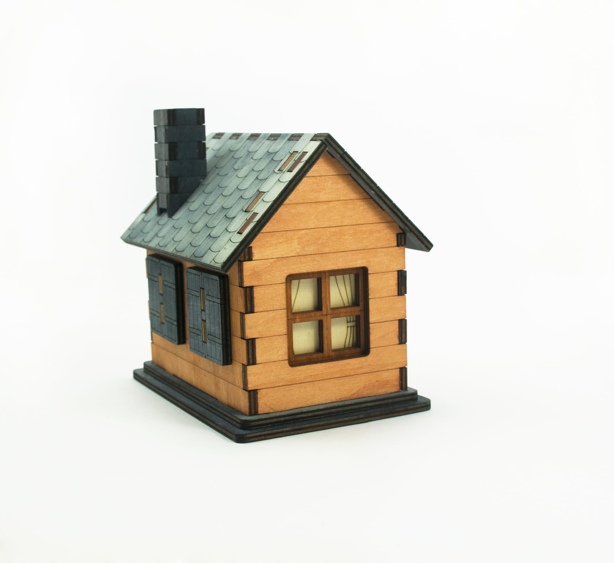 The House, Juego de Rompecabezas en Madera, Caja Secreta con Código QR, 1-6 Jugadores, A Partir de 6 Años