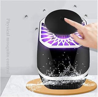 Mosquito Trap Mosquito Killer - Uv Bionic Bug Zapper Physical Mosquito Trap Lamp,Silent Safely Non-Toxic,Home Living Room Bedroom Kitchen Led Mosquito Killer Lamp (B)