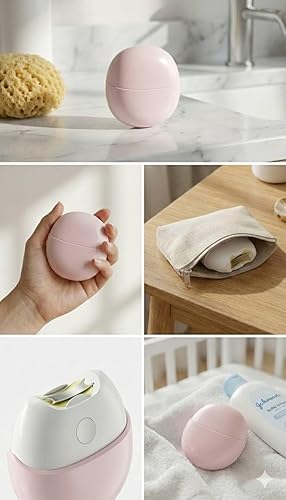 Miniatura 4 de Cortaúñas eléctrico con almacenamiento de polvo de uñas, protección de seguridad, bajo ruido, luz LED, compacto, portátil y recortador de uñas de