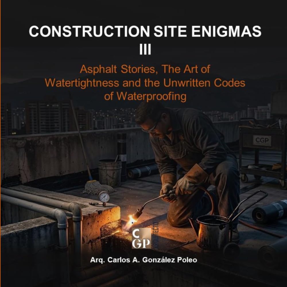 CONSTRUCTION SITE ENIGMAS III: Asphalt Stories, The Art of Watertightness and the Unwritten Codes of Waterproofing (Men of Iron and Heights)