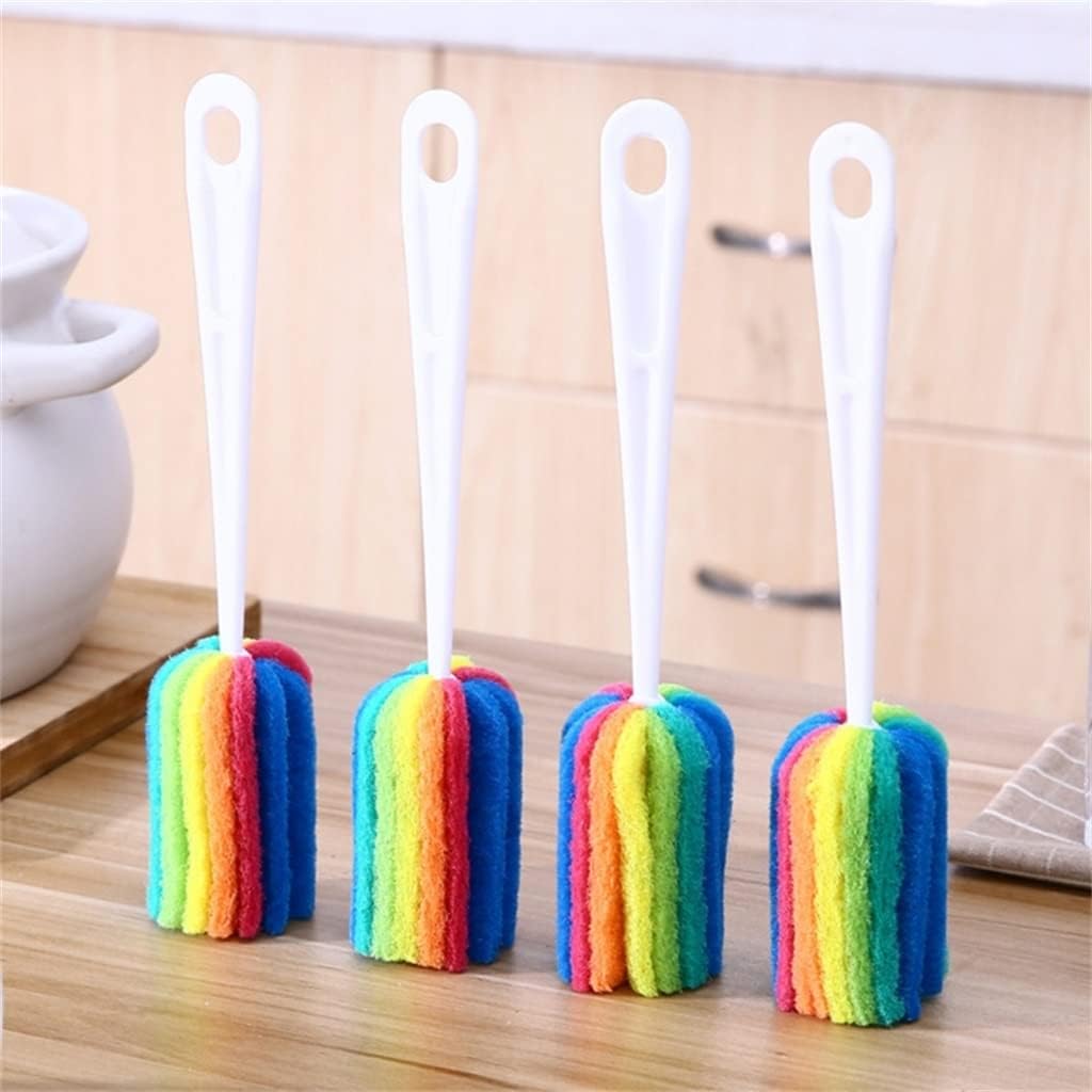 Water Bottle Cup Mug Cleaning Brush Scrubber with Long Handle Comfort Grip Brushes for