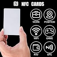 Vista 3 de 40 tarjetas NFC NFC etiquetas NFC 215 tarjeta blanca en blanco NFC tarjeta de visita NFC etiquetas NFC regrabables 504 bytes memoria compatible