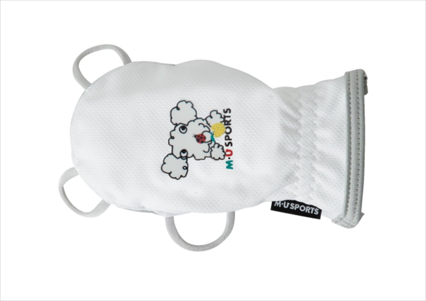 MU Sports (M yu-supo-tu) 2016SS Gloves, White, One Large 703u3800