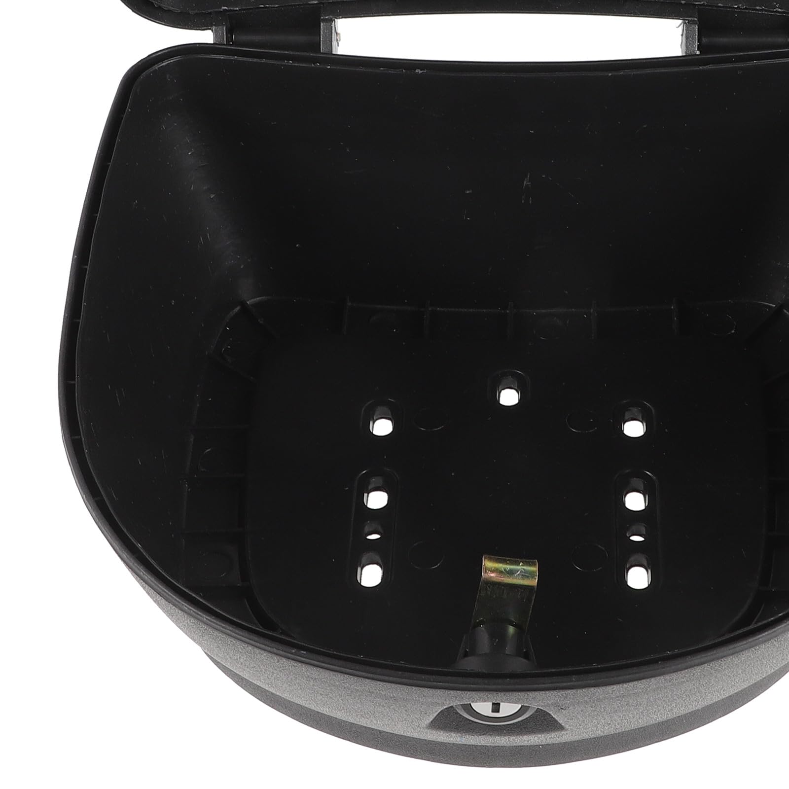 Valise pour Moto Grosse Capacité Plastique Argenté, Top Cases pour Moto