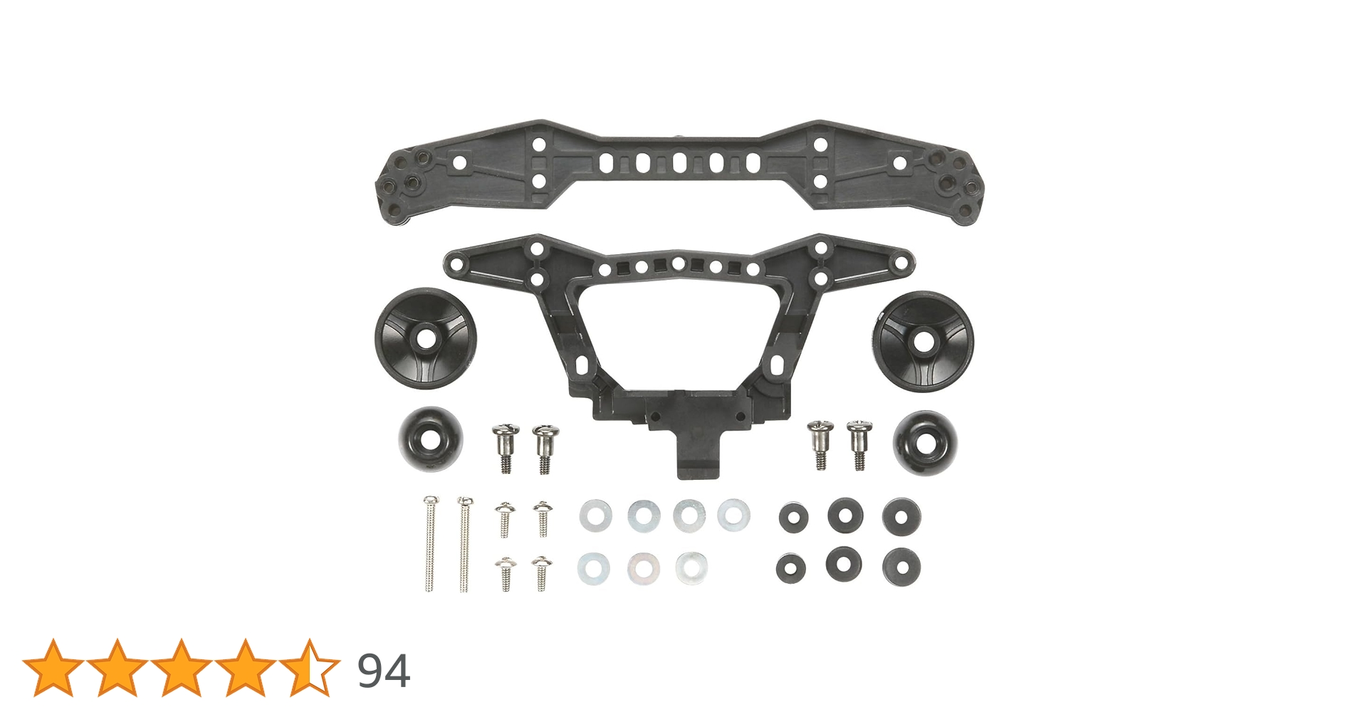 4wd Mini Racer カーボン製ローラーステイ 14点セット タミヤ ミニ四駆限定販売商品 HG カーボンマルチワイドステー