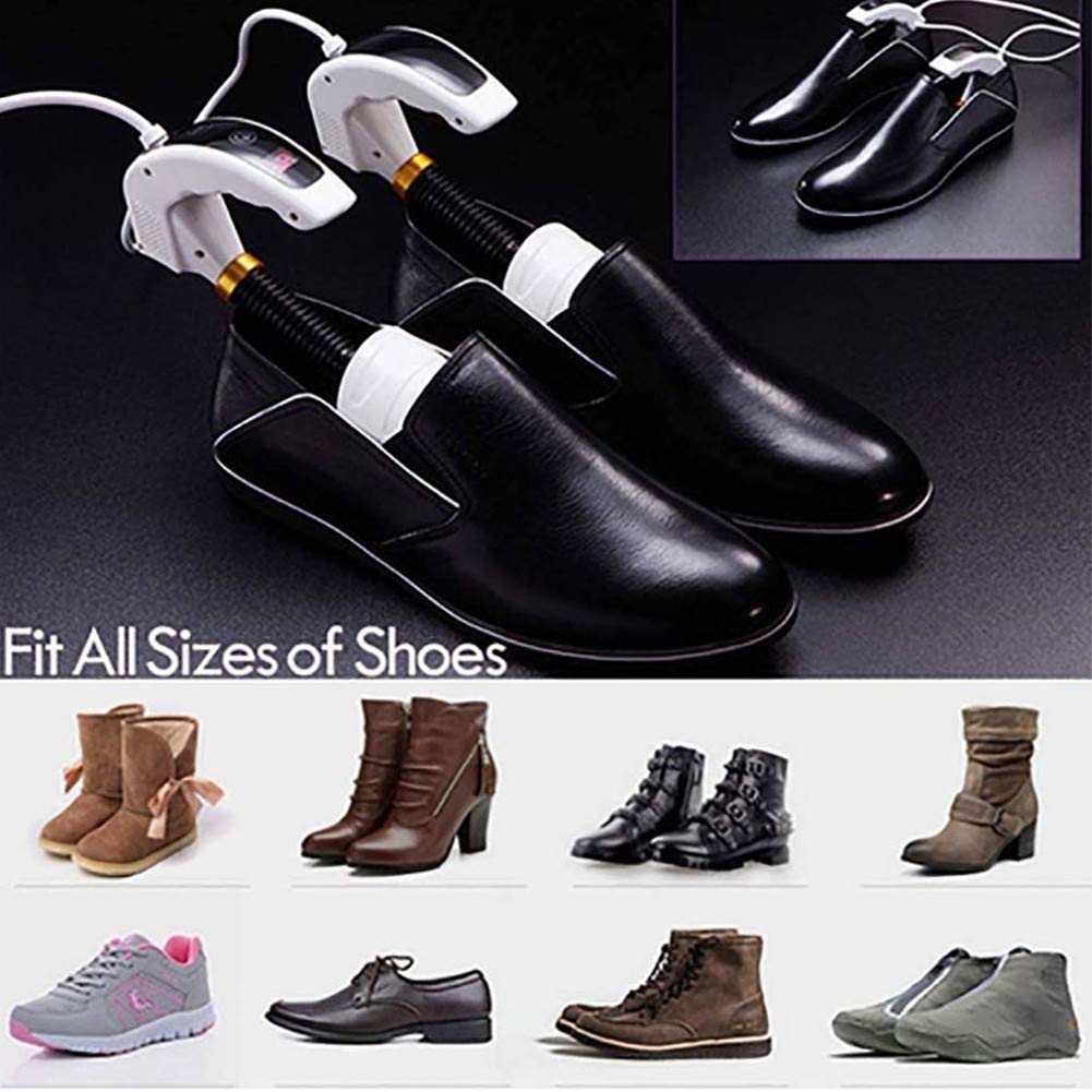 Secador De Botas con Esterilización UV, Desodorizante Doméstico Desinfección Secadora De Zapatos UV para Zapatos De Cuero/Zapatos Deportivos/Botas De Nieve/Zapatillas Secador De Zapatos Eléctrico Po
