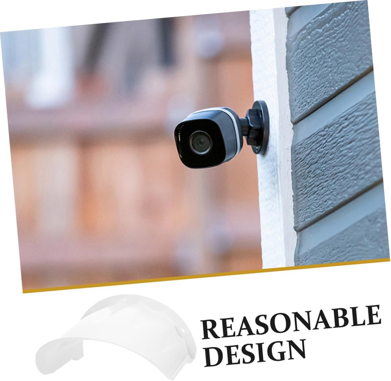 4pcs Security Camera Rain Cover Outdoor Shade for Nest and Dome Cameras Sunshade for All Weather Use