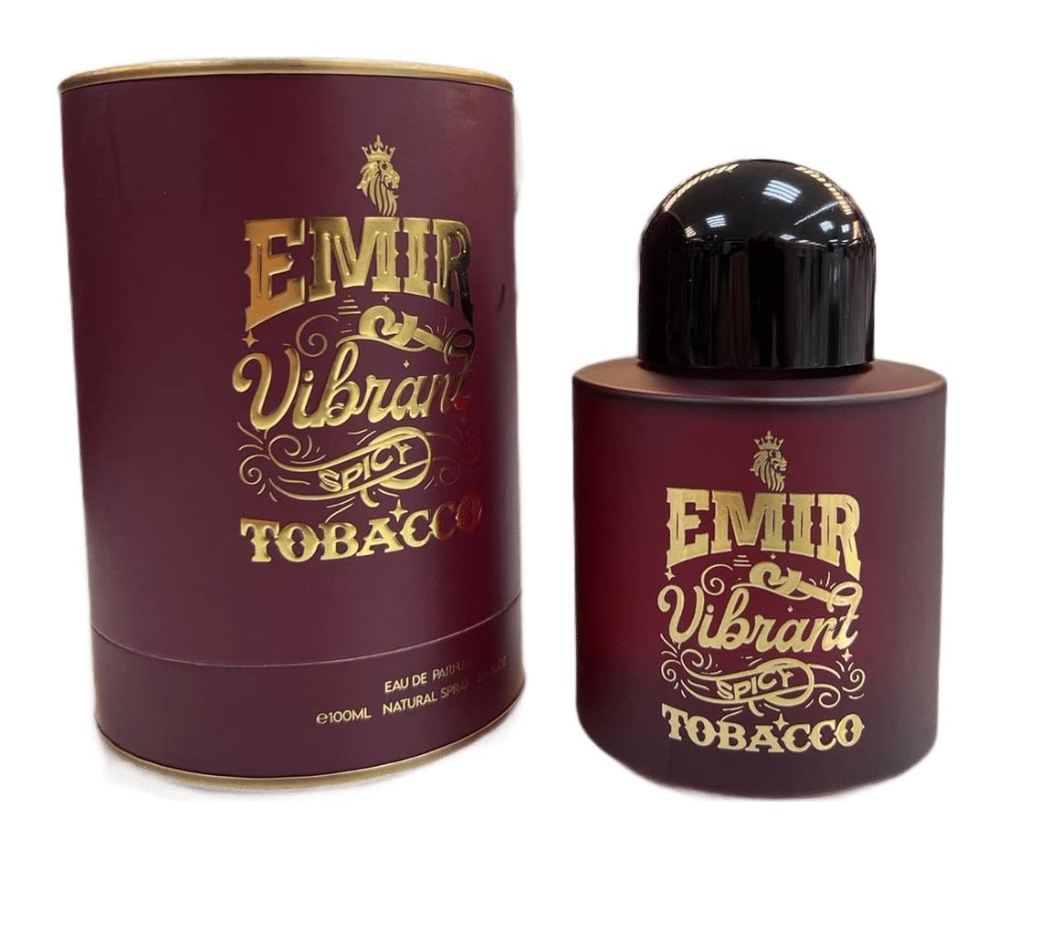 Paris Corner Vibrant Spicy Tobacco Men's EDP Cologne - 3.4 Fl Oz - Opulent Spicy Tobacco Fragrance for Gentlemen