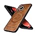 Pzwoxukhov Compatible with Huawei Pura 80 Ultra Case Cover,PU Leather，Shockproof Phone Case，Compatible with Huawei Pura 80 Ultra Case Brown