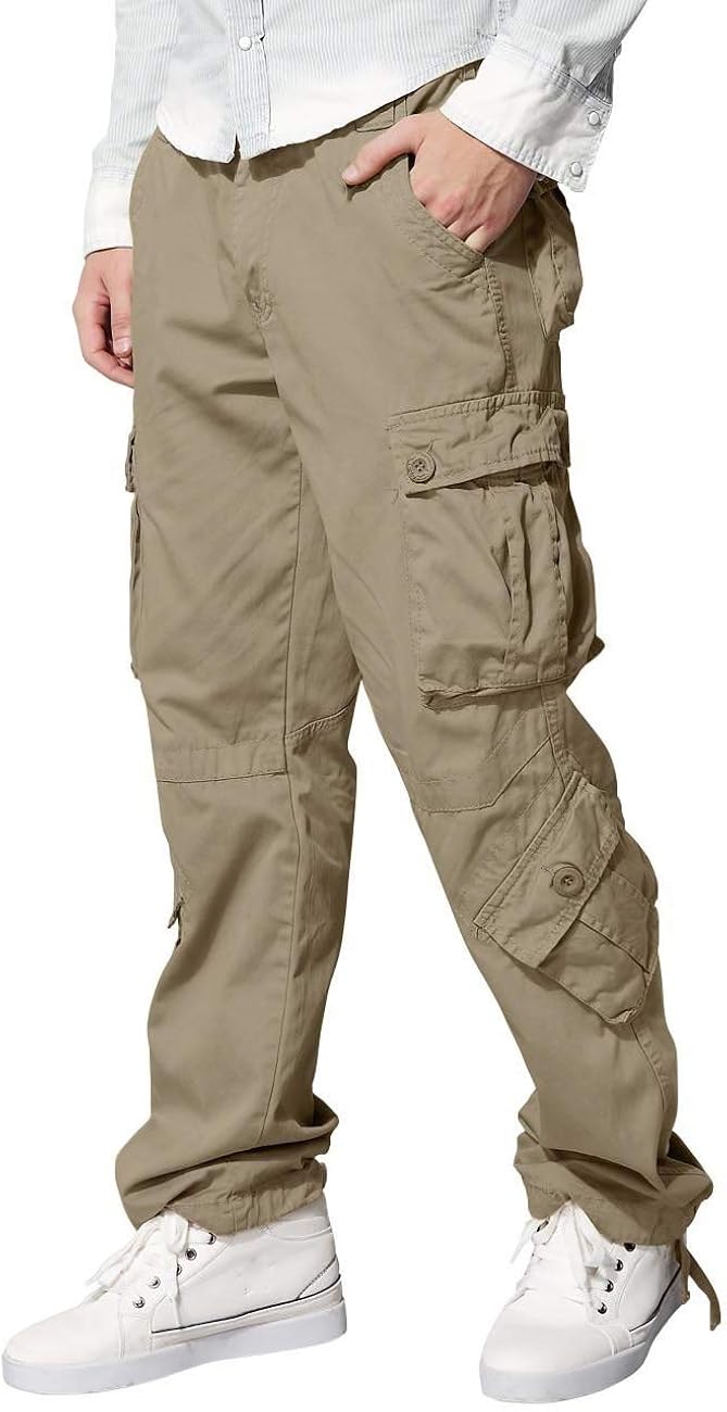 Match Men's Wild Cargo Pants 30 British Khaki